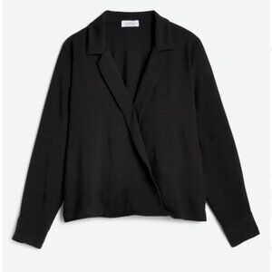 Collared Surplice blouse